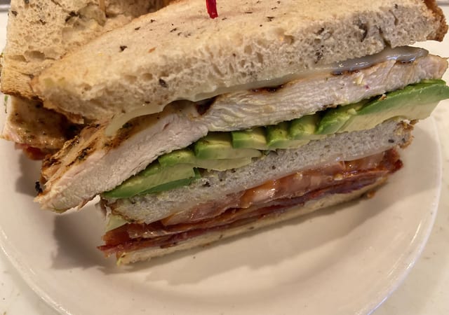 California Club Sandwich.