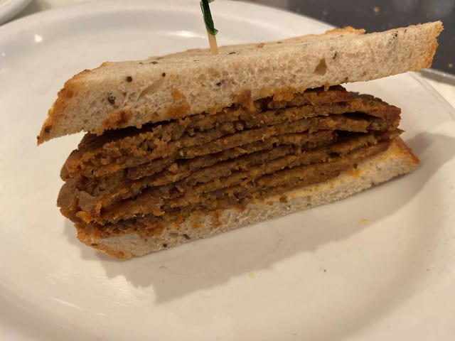 Homemade Meatloaf Sandwich.