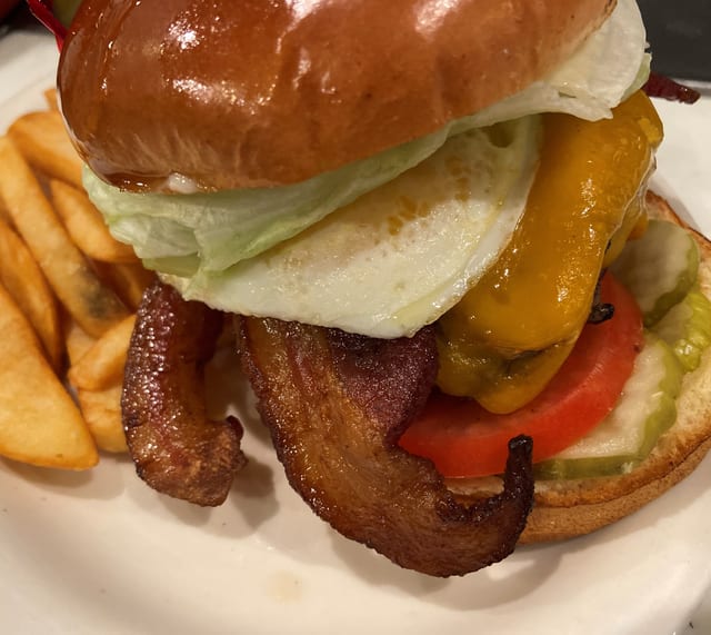 Fried Egg Burger.