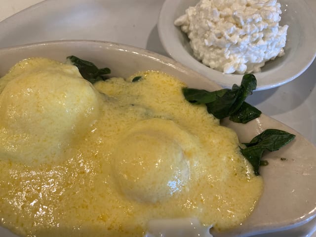 Eggs Florentine.