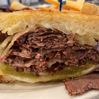 Ortega Brisket Melt Sandwich