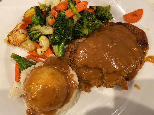 Homemade Meatloaf.