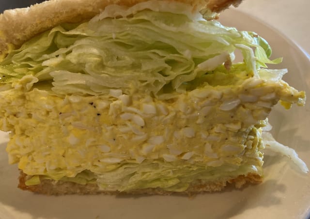 Egg Salad Sandwich.