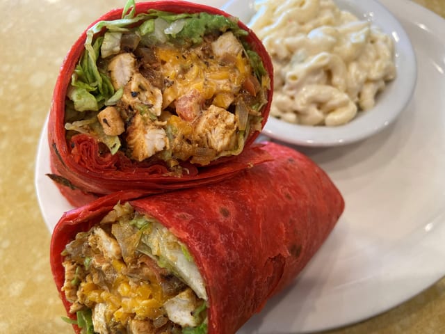 Cajun Chicken Wrap.