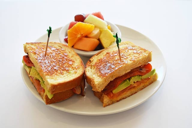 Veggie Melt Sandwich.