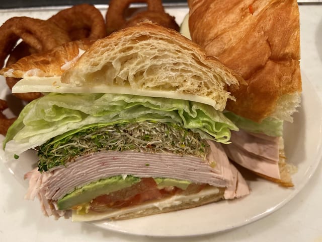 Turkey Avocado Croissant.