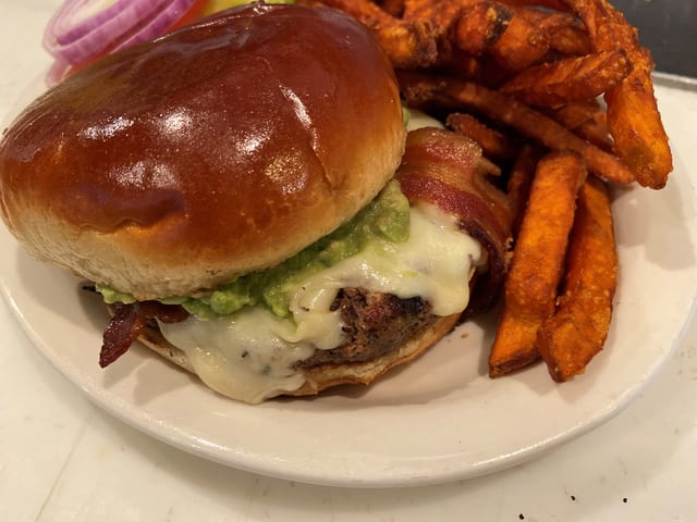 Guacamole Bacon Burger.