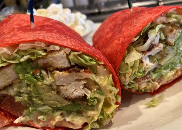 Buffalo Chicken Wrap.