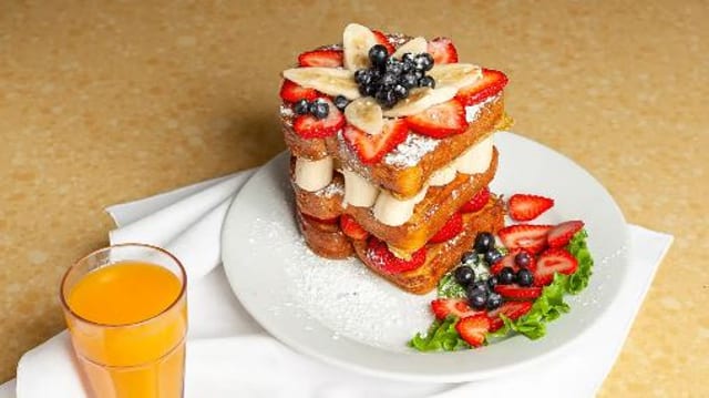 Towering Cinnamon French Toast.