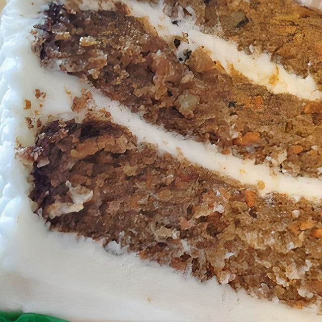 Towering Carrot Cake.