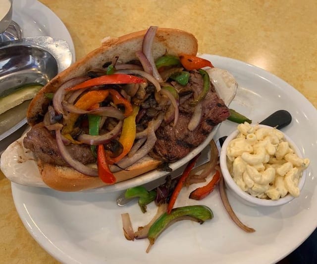 Skirt Steak Sandwich.