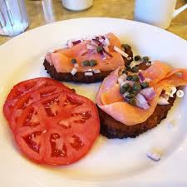 Lox and Latke.