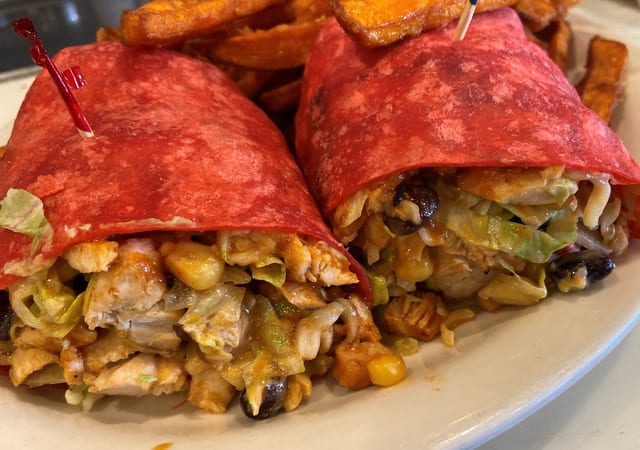 BBQ Chicken Wrap.