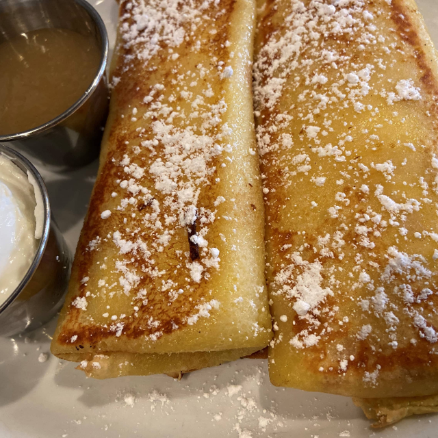 Cheese Blintzes.