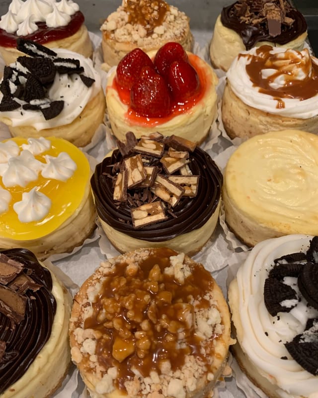 Mini cheesecakes.